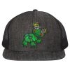 Flat Bill Six-Panel Trucker Cap Thumbnail