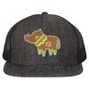 Flat Bill Six-Panel Trucker Cap Thumbnail