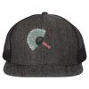 Flat Bill Six-Panel Trucker Cap Thumbnail