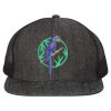 Flat Bill Six-Panel Trucker Cap Thumbnail