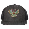 Flat Bill Six-Panel Trucker Cap Thumbnail