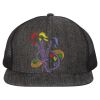 Flat Bill Six-Panel Trucker Cap Thumbnail