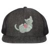 Flat Bill Six-Panel Trucker Cap Thumbnail