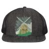 Flat Bill Six-Panel Trucker Cap Thumbnail