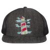 Flat Bill Six-Panel Trucker Cap Thumbnail