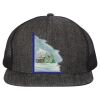 Flat Bill Six-Panel Trucker Cap Thumbnail