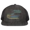 Flat Bill Six-Panel Trucker Cap Thumbnail