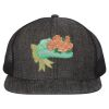 Flat Bill Six-Panel Trucker Cap Thumbnail