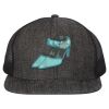 Flat Bill Six-Panel Trucker Cap Thumbnail