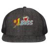 Flat Bill Six-Panel Trucker Cap Thumbnail