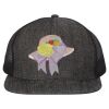 Flat Bill Six-Panel Trucker Cap Thumbnail