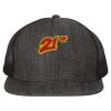 Flat Bill Six-Panel Trucker Cap Thumbnail