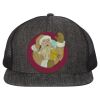 Flat Bill Six-Panel Trucker Cap Thumbnail