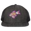 Flat Bill Six-Panel Trucker Cap Thumbnail