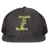 Flat Bill Six-Panel Trucker Cap Thumbnail