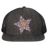 Flat Bill Six-Panel Trucker Cap Thumbnail