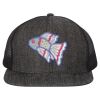 Flat Bill Six-Panel Trucker Cap Thumbnail