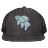 Flat Bill Six-Panel Trucker Cap Thumbnail