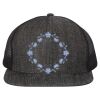 Flat Bill Six-Panel Trucker Cap Thumbnail