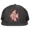 Flat Bill Six-Panel Trucker Cap Thumbnail