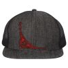 Flat Bill Six-Panel Trucker Cap Thumbnail