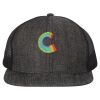 Flat Bill Six-Panel Trucker Cap Thumbnail