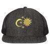 Flat Bill Six-Panel Trucker Cap Thumbnail