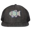 Flat Bill Six-Panel Trucker Cap Thumbnail