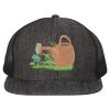 Flat Bill Six-Panel Trucker Cap Thumbnail