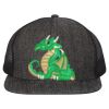 Flat Bill Six-Panel Trucker Cap Thumbnail