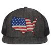 Flat Bill Six-Panel Trucker Cap Thumbnail