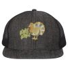 Flat Bill Six-Panel Trucker Cap Thumbnail