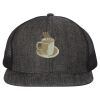 Flat Bill Six-Panel Trucker Cap Thumbnail