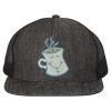 Flat Bill Six-Panel Trucker Cap Thumbnail