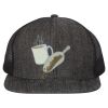 Flat Bill Six-Panel Trucker Cap Thumbnail