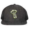 Flat Bill Six-Panel Trucker Cap Thumbnail