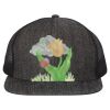 Flat Bill Six-Panel Trucker Cap Thumbnail