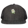 Flat Bill Six-Panel Trucker Cap Thumbnail