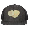 Flat Bill Six-Panel Trucker Cap Thumbnail