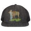 Flat Bill Six-Panel Trucker Cap Thumbnail