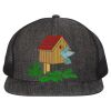 Flat Bill Six-Panel Trucker Cap Thumbnail