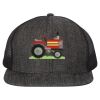 Flat Bill Six-Panel Trucker Cap Thumbnail