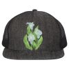 Flat Bill Six-Panel Trucker Cap Thumbnail