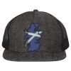 Flat Bill Six-Panel Trucker Cap Thumbnail