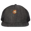 Flat Bill Six-Panel Trucker Cap Thumbnail