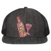 Flat Bill Six-Panel Trucker Cap Thumbnail