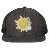 Flat Bill Six-Panel Trucker Cap Thumbnail