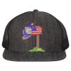 Flat Bill Six-Panel Trucker Cap Thumbnail