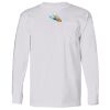 USA-Made Long Sleeve T-Shirt with a Pocket. Thumbnail
