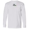 USA-Made Long Sleeve T-Shirt with a Pocket. Thumbnail
